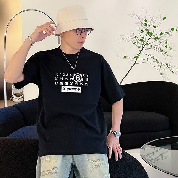 目を惹く逸品！メゾンマルジェラ シュプリーム コピーコラボ 半袖 tシャツ Mas48094