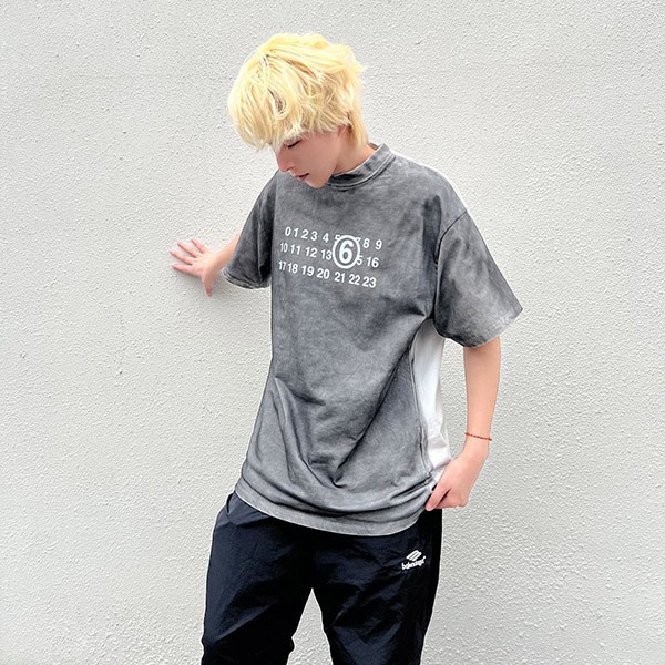 エムエムシックス ベーシック オーバーサイズ Tシャツ 偽物 Mao44849