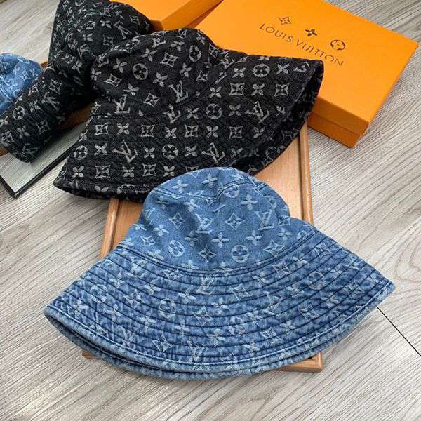 超限定♪ルイヴィトン デニム バケットハット 偽物 モノグラム vul37609