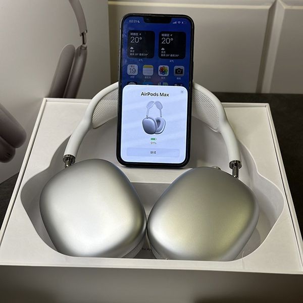 AirPods Max スーパーコピー アップル ワイヤレスヘッドホン★シルバー ara47054