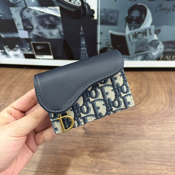 【コンパクト♪】ディオール Saddle Bloom カードホルダー 偽物 M928