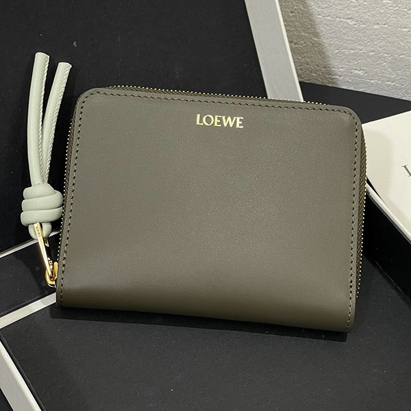 ギフトに最適ロエベ ノット コンパクト ジップウォレット フェイク low30279