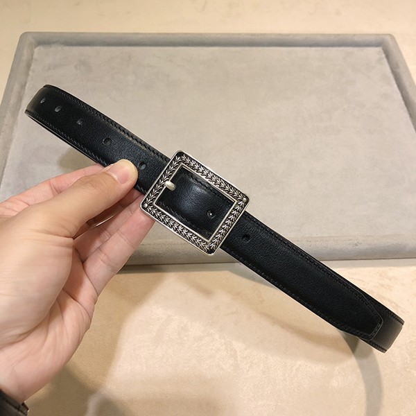 ブティック♪クロムハーツ 偽物 クロステイルモチーフバックルレザーベルト Kuw66065