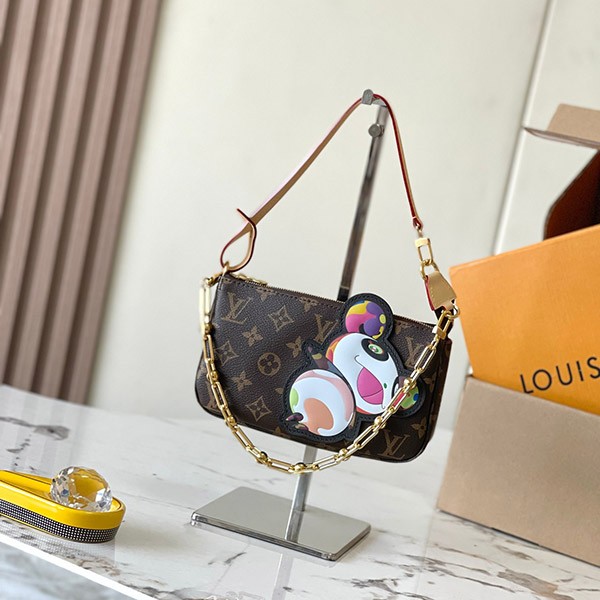 ＊村上隆コラボ＊ルイヴィトン LV x TM ポシェットバッグ 偽物 M13440