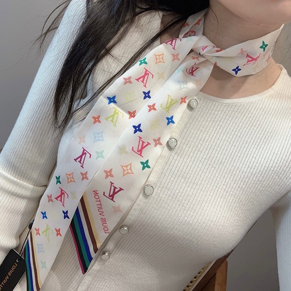 ＊村上隆コラボ【ルイヴィトン コピー】LV×TM バンドー モノグラム BB スカーフ M94963