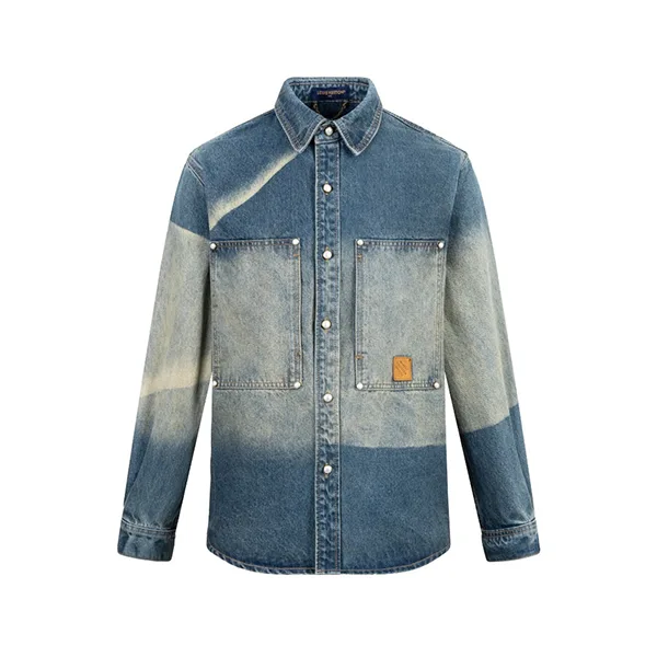【25SS/カジュアルコーデに】ルイヴィトン デニムシャツ 上品 1AHCI6