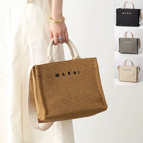 超人気☆マルニ かごバッグ スーパーコピー SMALL TOTE P3860