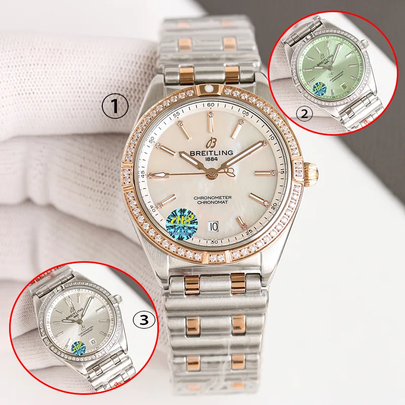 最新でオシャレブライトリング n級品 クロノマット オートマチック 36mm ダイヤモンド 3色 buk85759