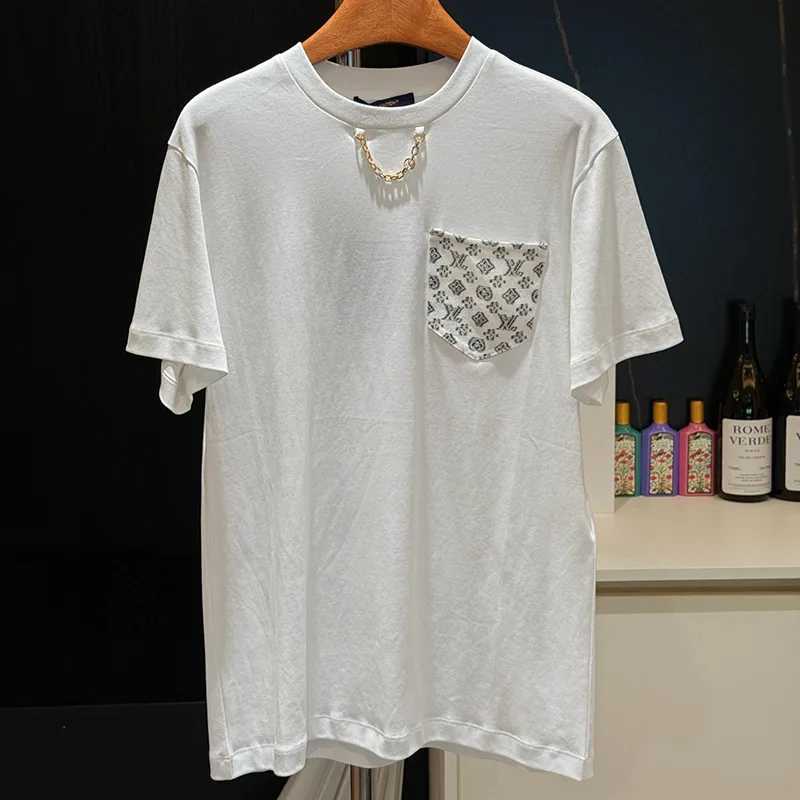 【大特価】ルイヴィトン Tシャツ パロディ モノグラムポケット 1AHX92