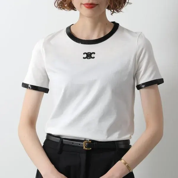 セリーヌ Tシャツ スーパーコピー 半袖 カットソー トリオンフ RX05Z671Q
