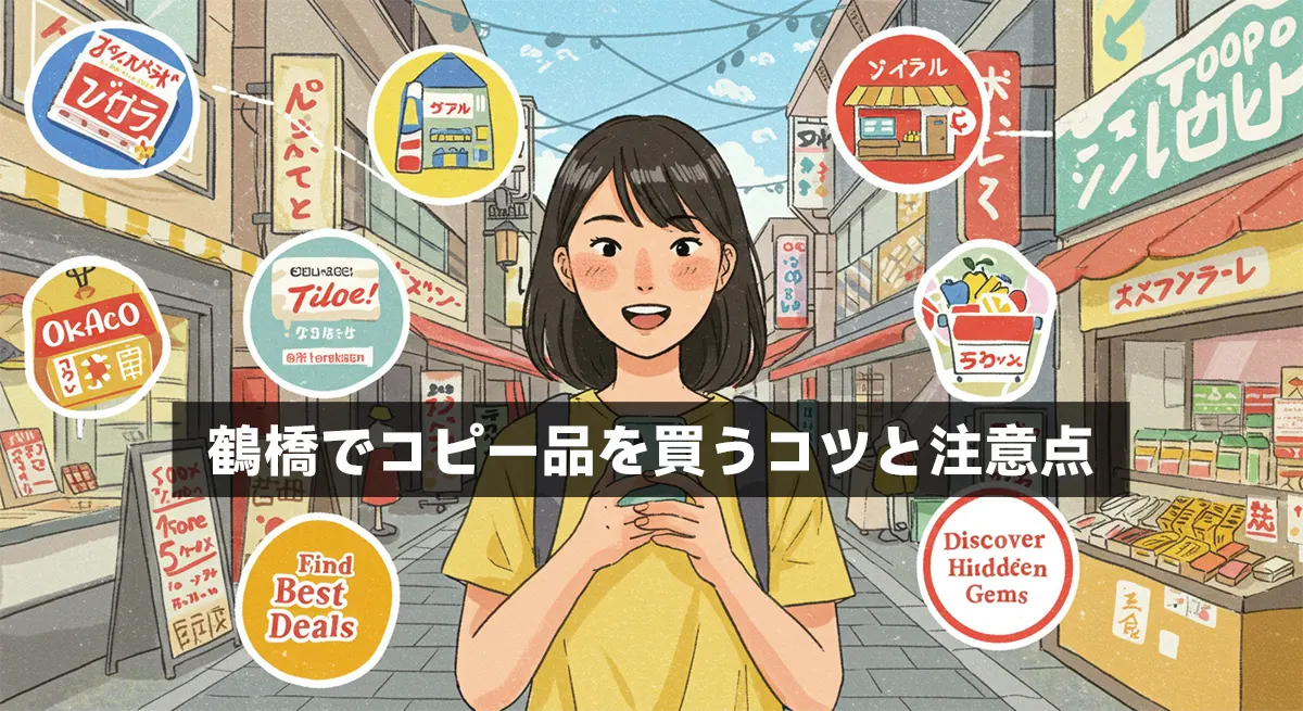 鶴橋でコピー品を買うコツと注意点
